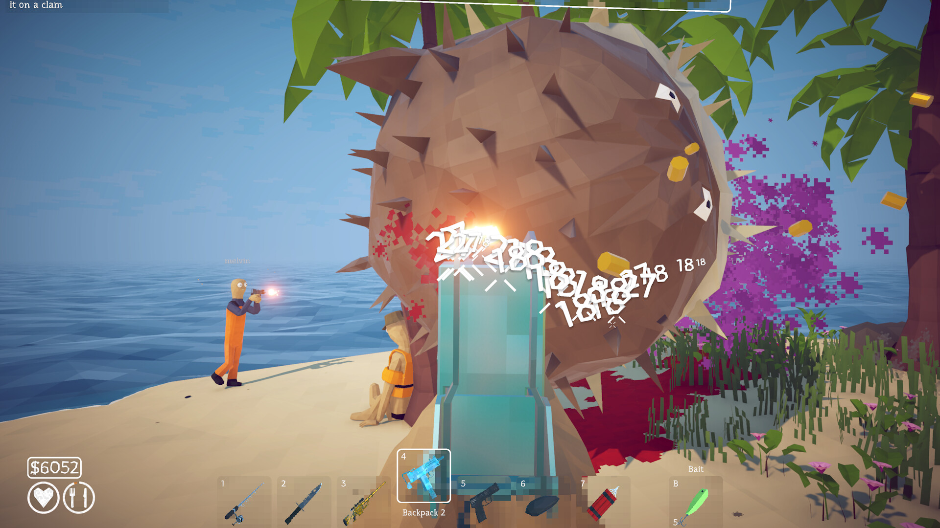 Weapons and Fish Casino gameplay in How to Fish